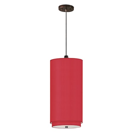 ET2 Elements-One Light Mini-Pendant with Cord-9.75 Inches Wide by 19 inches high